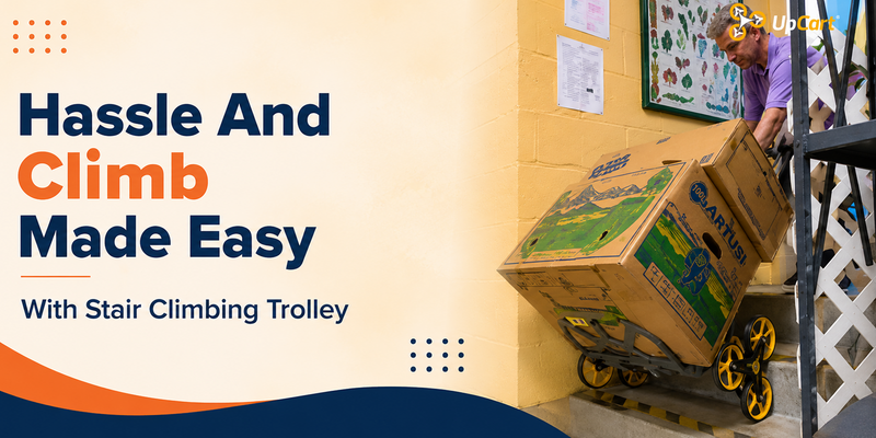 Hassle And Climb Made Easy With Stair Climbing Trolley