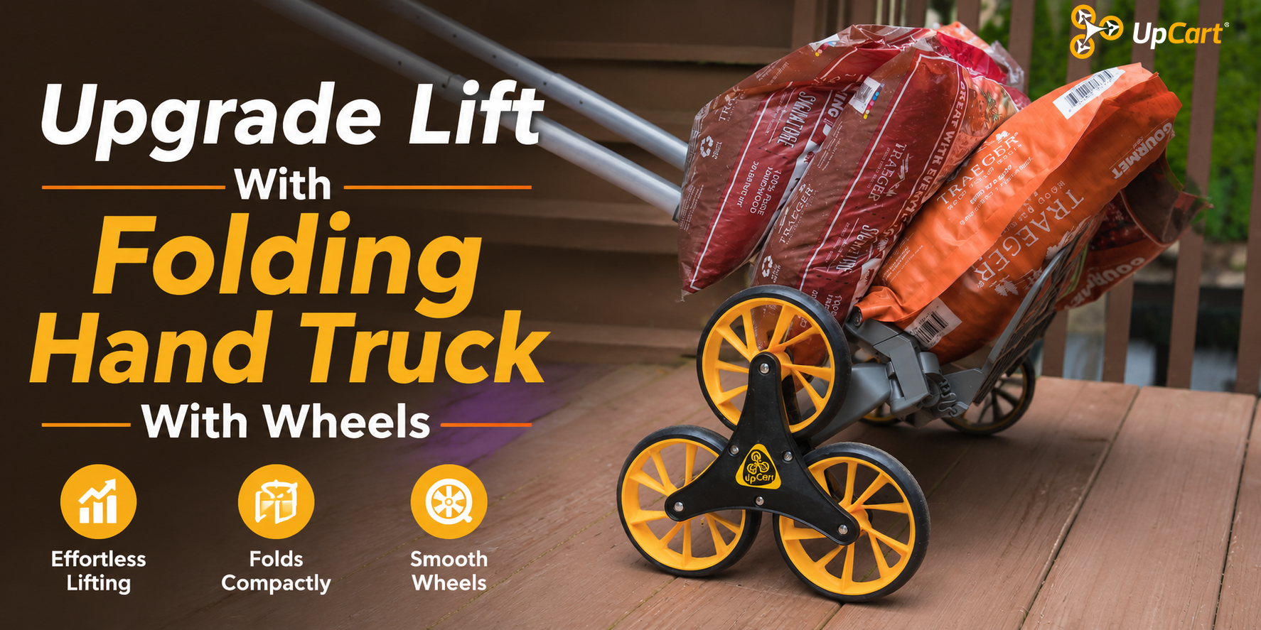 Upgrade Lift With Folding Hand Truck With Wheels
