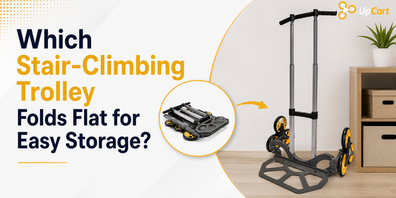Which Stair-Climbing Trolley Folds Flat for Easy Storage?